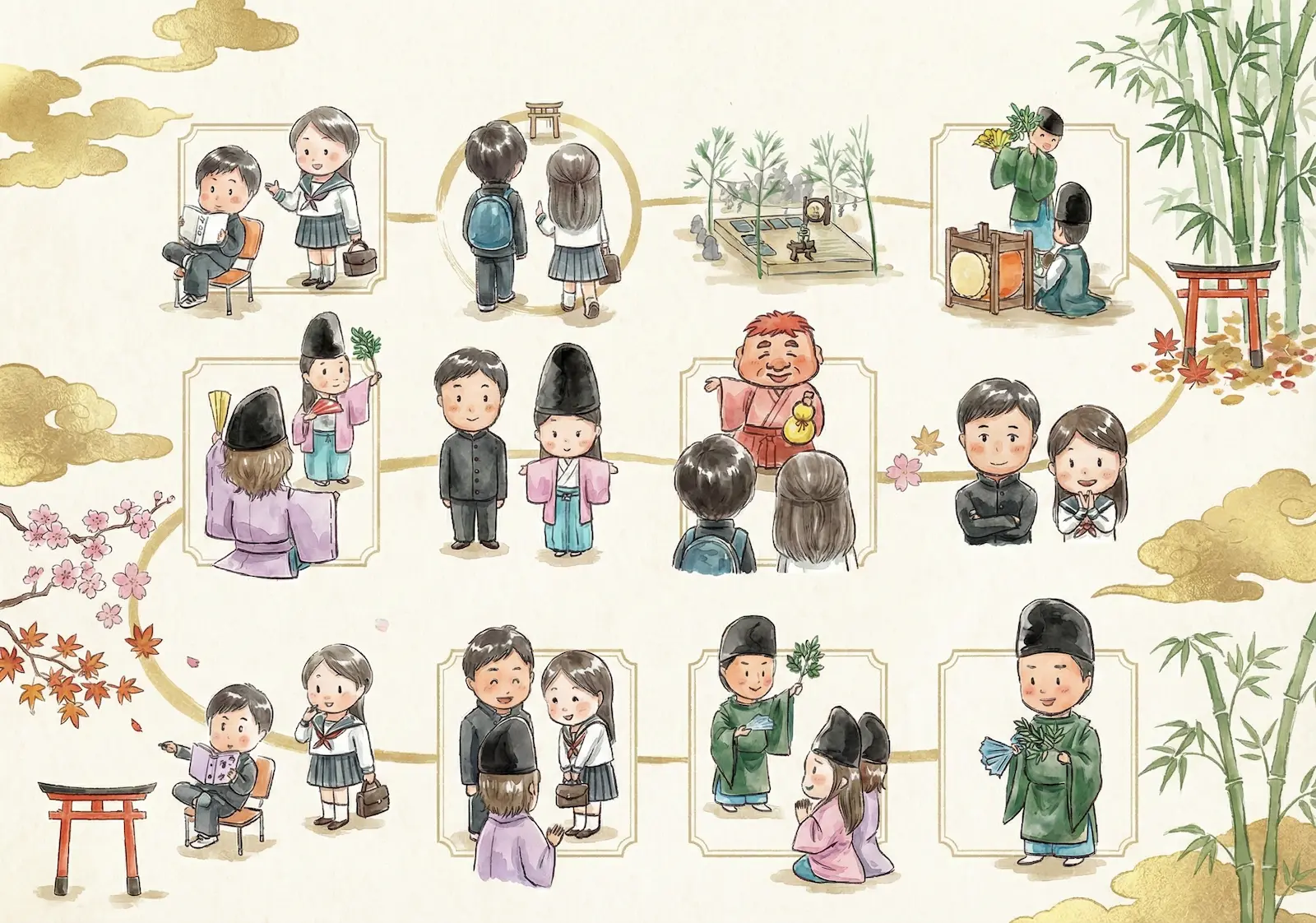 かぐら舞の奉納